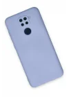 Mey İthalat®  Xiaomi Redmi Note 9 Kılıf Nano içi Kadife Silikon - Lila