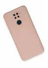 Mey İthalat®  Xiaomi Redmi Note 9 Kılıf Nano içi Kadife Silikon - Pudra