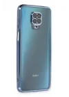 Mey İthalat®  Xiaomi Redmi Note 9 Pro Kılıf  Lensli Silikon - Açık Mavi