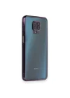 Mey İthalat®  Xiaomi Redmi Note 9 Pro Kılıf  Lensli Silikon - Mor