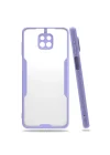 Mey İthalat®   Redmi Note 9S Kılıf Platin Silikon - Lila