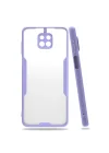 Mey İthalat®   Redmi Note 9S Kılıf Platin Silikon - Lila