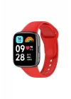 Mey İthalat®  Xiaomi Redmi Watch 3 Active Klasik Kordon - Kırmızı