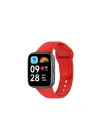 Mey İthalat®  Xiaomi Redmi Watch 3 Active Klasik Kordon - Kırmızı