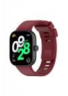 Mey İthalat®  Xiaomi Redmi Watch 4 Klasik Kordon - Bordo