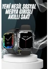 Mey İthalat® Yeni Model Akıllı Saat Dokunmatik Ekran Unisex Amoled Ekran 44 mm