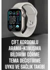 Mey İthalat® Yeni Nesil Akıllı Saat Arama Cevaplama GPS Takibi Adımsayar NFC Özelliği