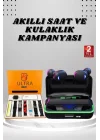 Mey İthalat® Yeni Nesil Akıllı Saat ve Bluetooth Kulaklık Kampanyası Android Ve İOS Uyumlu Uyku ve Sağlık Takibi