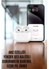 Mey İthalat® Yeni Nesil Bluetooth Kulaklık ANC Özelliği Yüksek Ses Kaliteli