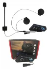 Mey İthalat® Yeni Nesil Dinleme Ve Konuşma Özellikli Intercom Kask Kulaklığı 5.0 Bluetooth