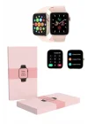 Mey İthalat® Yeni Nesil Kadın Akıllı Saat Rose Gold Android ve İos Uyumlu