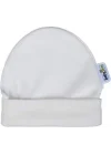 Mey İthalat®  Yenidoğan Bebe Şapka 397 Beyaz