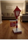 Mey İthalat® Yılbaşı Tabelalı Dekoratif Lamba Merry Christmas Işıklı Tasarım