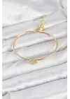 Mey İthalat® Yıldız Model Gold Renk Kadın Bileklik
