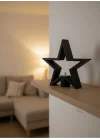 Mey İthalat® Yıldız Mumluk Siyah Modern Salon ve Raf Dekoru
