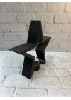 Mey İthalat® Yıldız Mumluk Siyah Modern Salon ve Raf Dekoru