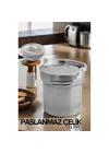 Mey İthalat® Yoğurt Bakracı – Paslanmaz Çelik 5 Litre |  Kapaklı, Hijyenik ve Dayanıklı 719597
