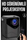 Mey İthalat® Yüksek HD Görünümlü Taşınabilir Projeksiyon Cihazı