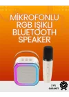 Mey İthalat® Yüksek Performanslı Kablosuz Karaoke Hoparlör