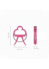 Bitki Bağlama Destek Mandalı 10 Adet Orta Boy (Pembe)