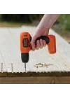 Black + Decker BDCD8 Akülü Vidalama, Turuncu