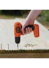 Black + Decker BDCD8 Akülü Vidalama, Turuncu