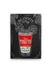 Bloody Mary Kokteyl Tarifi Tablosu - 100x140cm