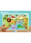 Blue Focus Cute Animals - Sevimli Hayvanlar Puzzle 30  Parça