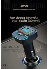 Bluetooth FM Transmitter Araç Kiti, Hızlı Şarj, USB, Type-C, HD Mikrofon, 9914