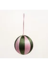 Bombay Pembe - Yeşil - Dekoratif Obje 10 Cm