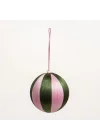 Bombay Pembe - Yeşil - Dekoratif Obje 10 Cm