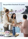 Boost Yalıtımlı Paslanmaz Çelik Akıllı Su Şişesi, 32 oz Bluetooth Akıllı İzleyici ve İçki Hatırlatma (Mavi)