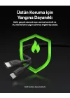 BoostCharge Pro 2’si 1 Arada 140 W USB-C - USB-C Şarj Kablosu, Örgülü Çift Şarj Kablosu, Akıllı Güç Paylaşımı ile Hızlı Şarj, MacBook, iPhone, iPad, Samsung, Pixel ve Daha Fazlası İçin, Siyah