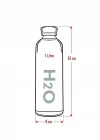 Borosilikat Cam Matara 1 Litre Siyah H2o81001
