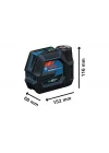 Bosch Kombi lazer GCL 12V-50-22 CG Professional
