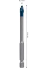 Bosch Professional 1x Expert HEX-9-HardCeramic Matkap Ucu (Sert fayanslar, Ø 6 mm, Aksesuar Döner Matkap/Vidalamalar)