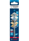 Bosch Professional 1x EXPERT HEX-9 MultiConstruction Delme Uçları (Beton, Yumuşak döşemeler, Çelik, Yumuşak ahşap, Plastik, Ø 3,00x90 mm, Aksesuar Döner Matkap/Vidalamalar)