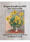 Bouquet of Sunflowers (1881) Cross Stitch Pattern: Original Artwork by Claude Monet