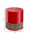 Bozkurt Mum Silindir Mum 7cm Çap X 7cm Boy Dev Mum 7 Cmx 7cm Silindir Mum 7x7 Cm mum7x7 (BEYAZ) [Enerji Sınıfı A]
