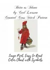 Brita as Iduna by Carl Larsson Counted Cross Stitch Pattern: Large Print, Easy to Read Chart with Symbols, Christmas Cross Stitch Pattern