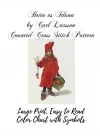 Brita as Iduna by Carl Larsson Counted Cross Stitch Pattern: Large Print, Easy to Read Chart with Symbols, Christmas Cross Stitch Pattern
