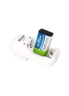 BST-C812 2 x AA-AAA * 1 x 9 Volt Pil Şarj Cihazı