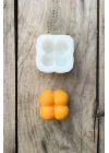 Bubble Küp Mini Tekli Mum Kalıbı (Silikon) 1 Adet