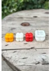 Bubble Küp Mini Tekli Mum Kalıbı (Silikon) 1 Adet