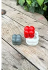 Bubble Küp Mini Tekli Mum Kalıbı (Silikon) 1 Adet