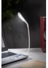 Buffer USB Girişli 14 Ledli 3 Kademeli Dokunmatik Masa/Kitap Okuma Lambası Ledi Beyaz