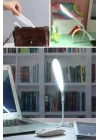 Buffer USB Girişli 14 Ledli 3 Kademeli Dokunmatik Masa/Kitap Okuma Lambası Ledi Beyaz