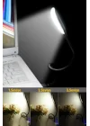 Buffer USB Girişli 14 Ledli 3 Kademeli Dokunmatik Masa/Kitap Okuma Lambası Ledi Siyah
