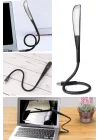 Buffer USB Girişli 14 Ledli 3 Kademeli Dokunmatik Masa/Kitap Okuma Lambası Ledi Siyah