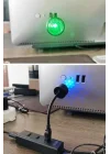 BUFFER® USB Sese Duyarlı 8 Farklı Mod Işıklı LED Atmosfer Işığı – Ambiyans Aydınlatması